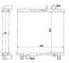 NRF 513342 Radiator, engine cooling